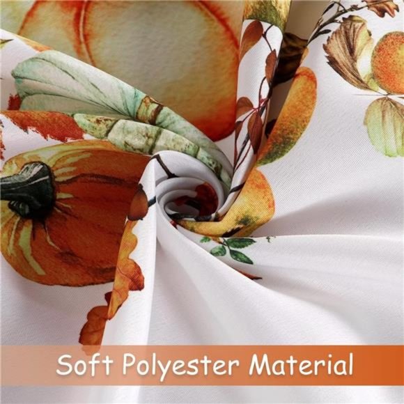 Thanksgiving & Halloween Pumpkins Tablecloth - Rectangle 60x84 inch - Picture 3 of 6